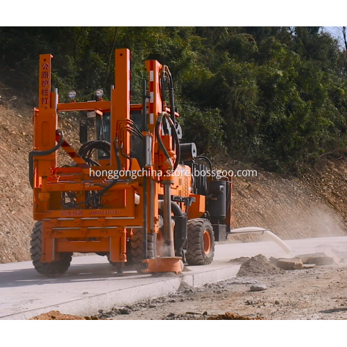 Multifunctional Pile Driver for Post Mounting